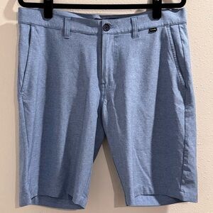 Travis Mathew Men’s 34 Blue Sand Harbor Golf Shorts Chino Performance Athletic